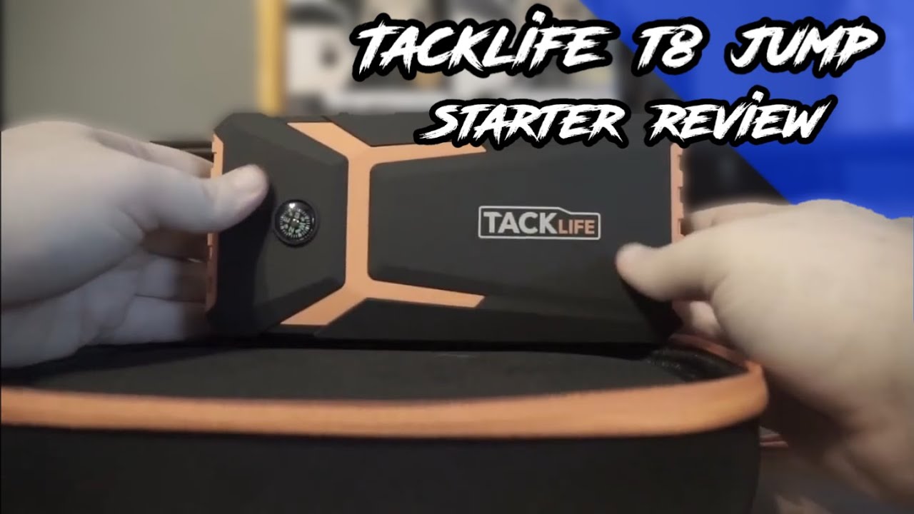 Tacklife T8 Jump Starter Review/Test (I need a new battery) YouTube