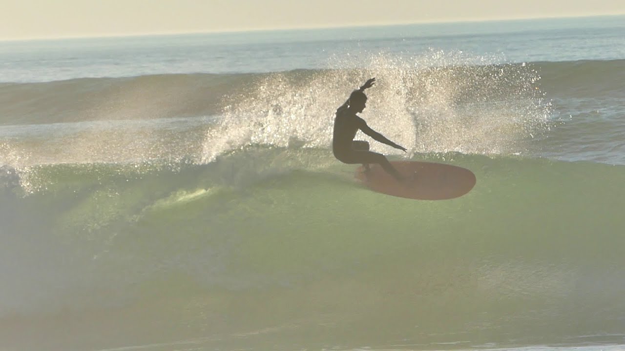 Surfing Europe    Crazy Sunset With a Bear Wombat 6'4 2021 Live to Ride EP13