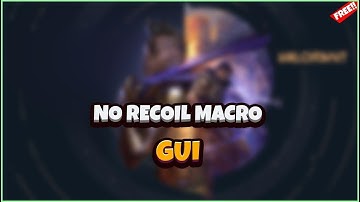 Valorant Macro NO RECOIL / ALL MOUSES / TUTORIAL