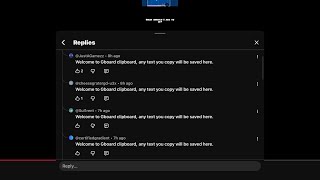 Welcome to Gboard clipboard, any text you copy will be saved here