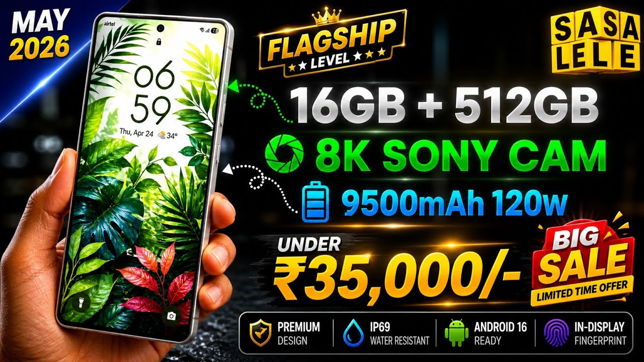 Top 5 Best Phone Under ₹35,000 in 2026 🔥 Ultimate Flagship Phone Under ...