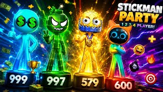 Stickman party 1 2 3 4 player game | mini game | multiplayer game screenshot 5
