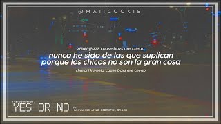 Download lagu GroovyRoom - Yes or No (ft. HUH YUNJIN of LE SSERAFIM, Crush) - Sub Español/Easy Lyrics/Hangul