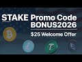 Stake US Promo Code "BONUS2026" — Review 2026, How to Use &amp; Account Features
