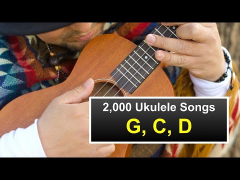 2,000 Easy Ukulele Songs (G, C, D - Searched in All 12 Keys)