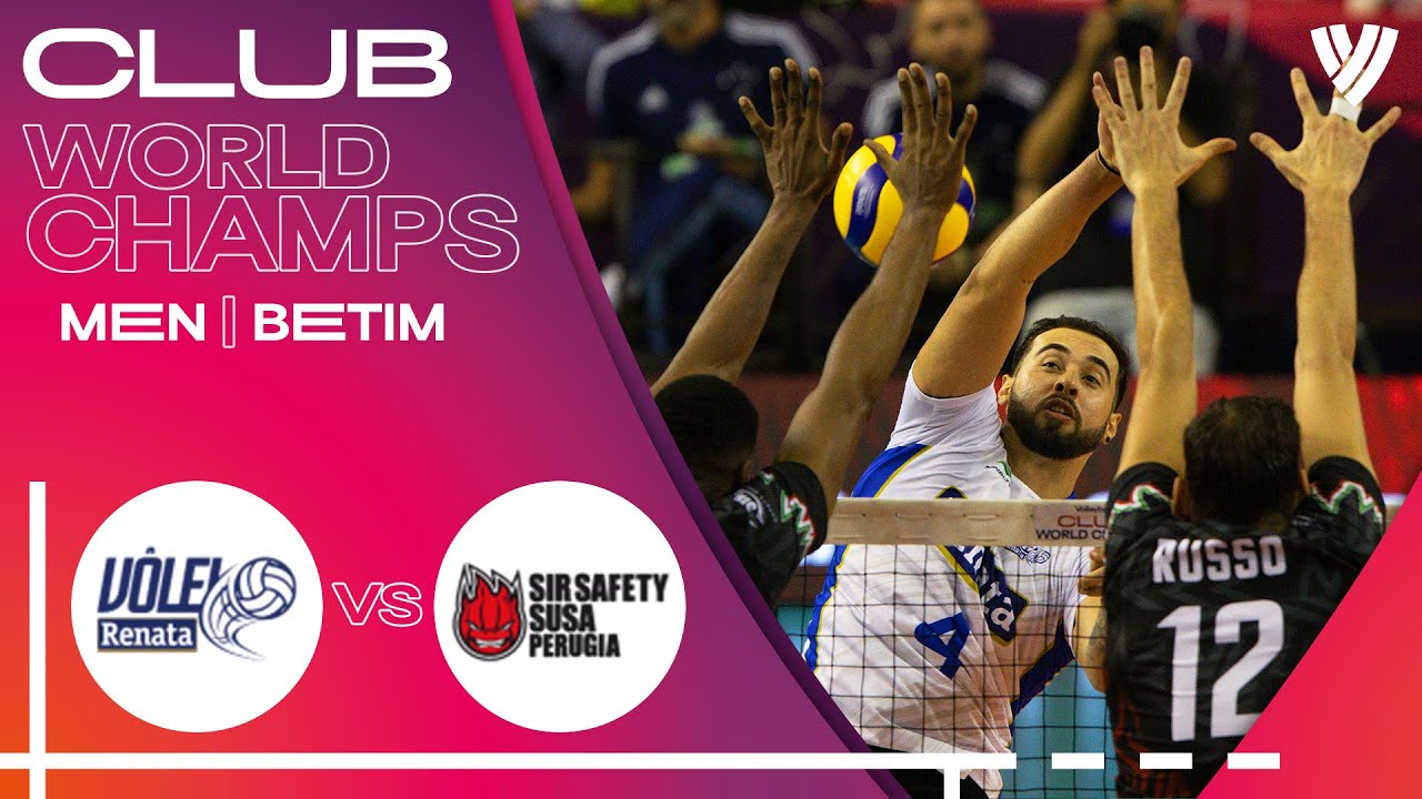 Vôlei Renata VS. IR Safety SUSA Perugia - Match Highlights | Club World Champs 🌎🏐