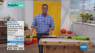 EARTHWISE 8 Amp Corded Adjustable Pole Chain Saw