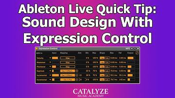 Ableton Live Tutorial: Sound Design With Expression Control