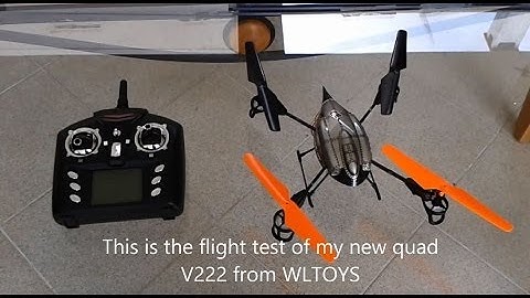 WLTOYS V222 flight and camera test
