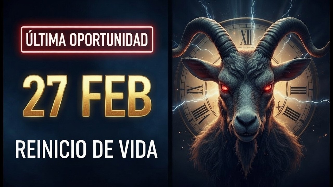 ¡FALTAN 72 HORAS! Capricornio: ¡Haz esto antes del 27 de febrero o te arrepentirás!