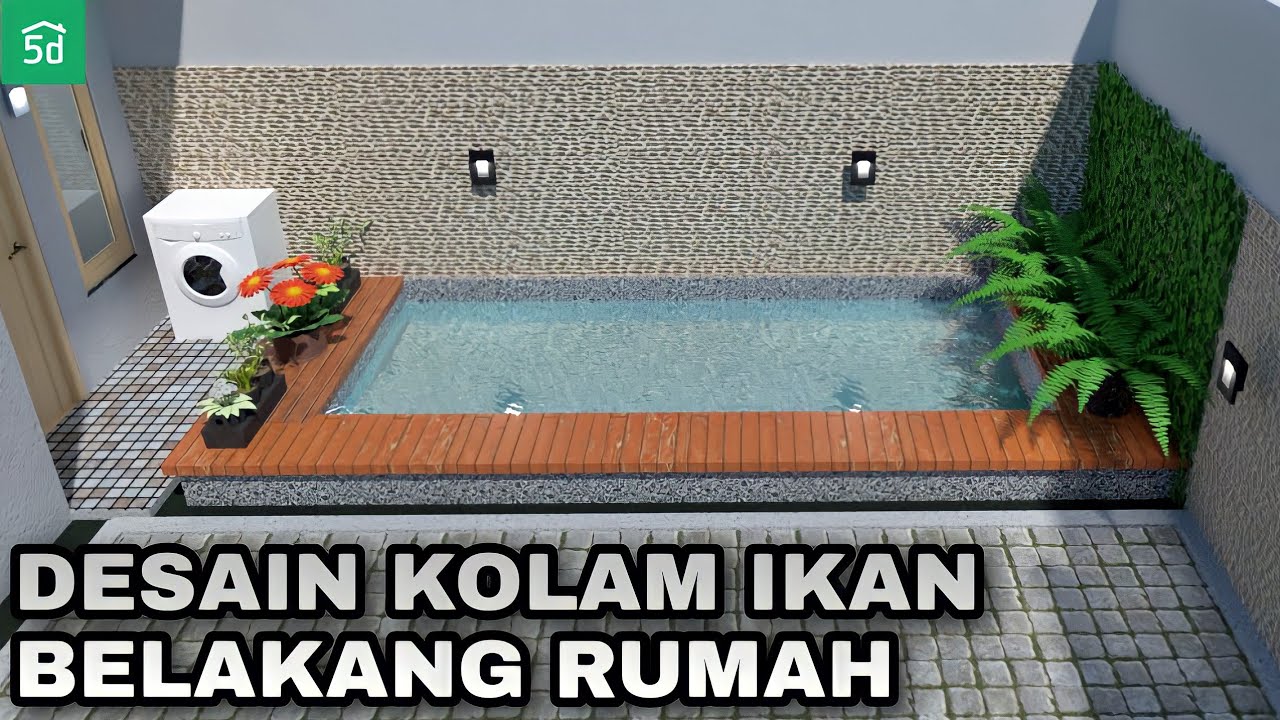 Desain Kolam IKan Minimalis - Planner 5D TUTORIAL - YouTube