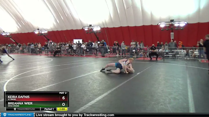 HS Girls 144 Keira Dafnis Illinois Vs Breanna Wier...