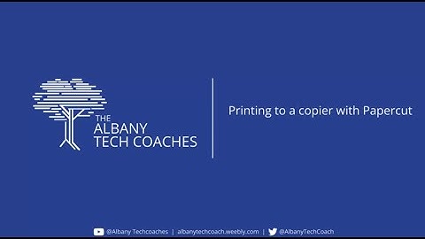 Papercut - Copier Badge Configuration