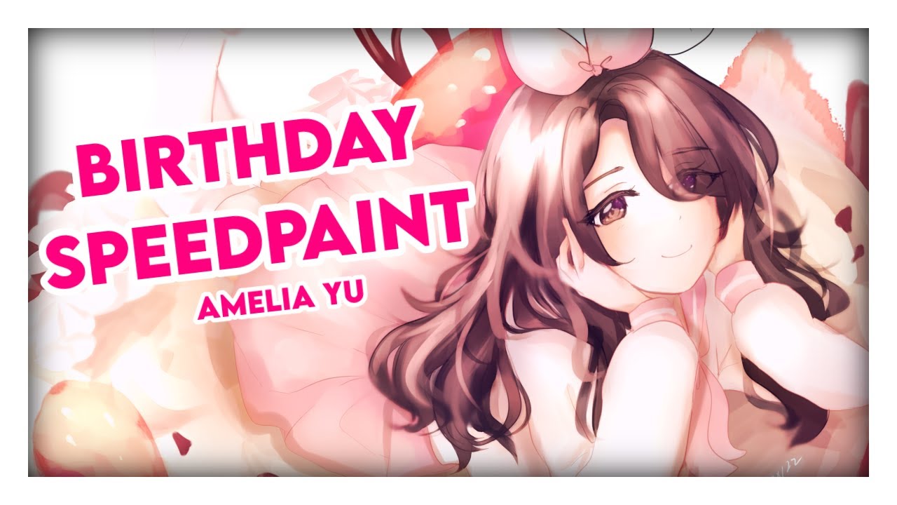 Amelia Yu - Royale High Youtuber - Birthday Speedpaint