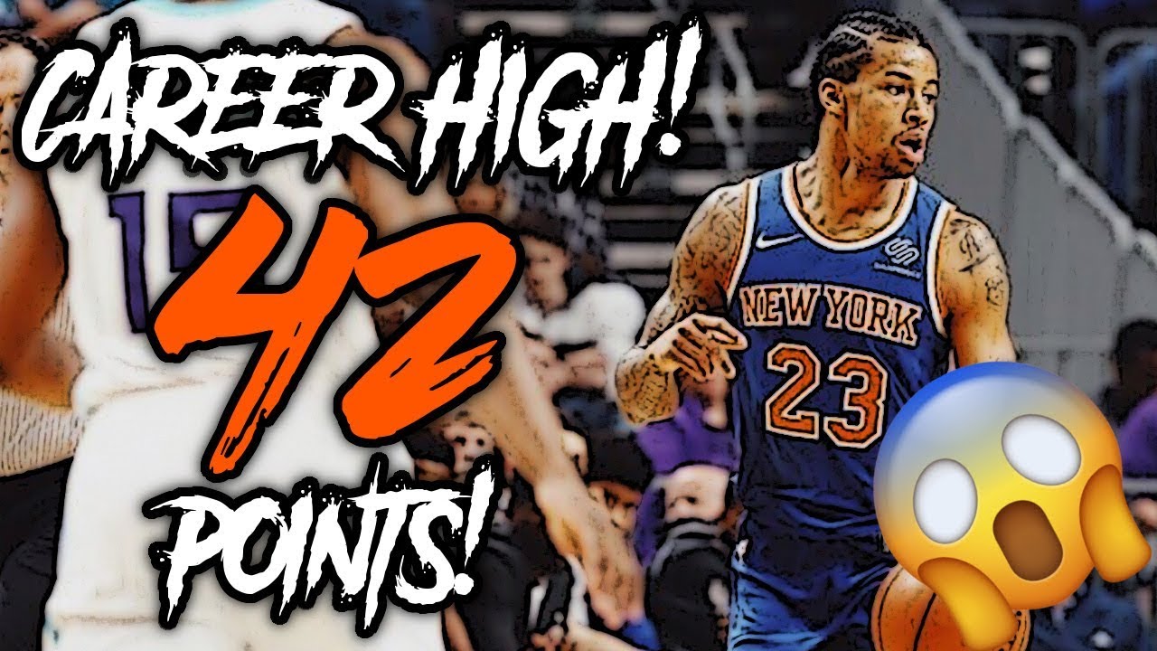 Trey Burke scored 42 points in a game for the Knicks. In 2018. Really!