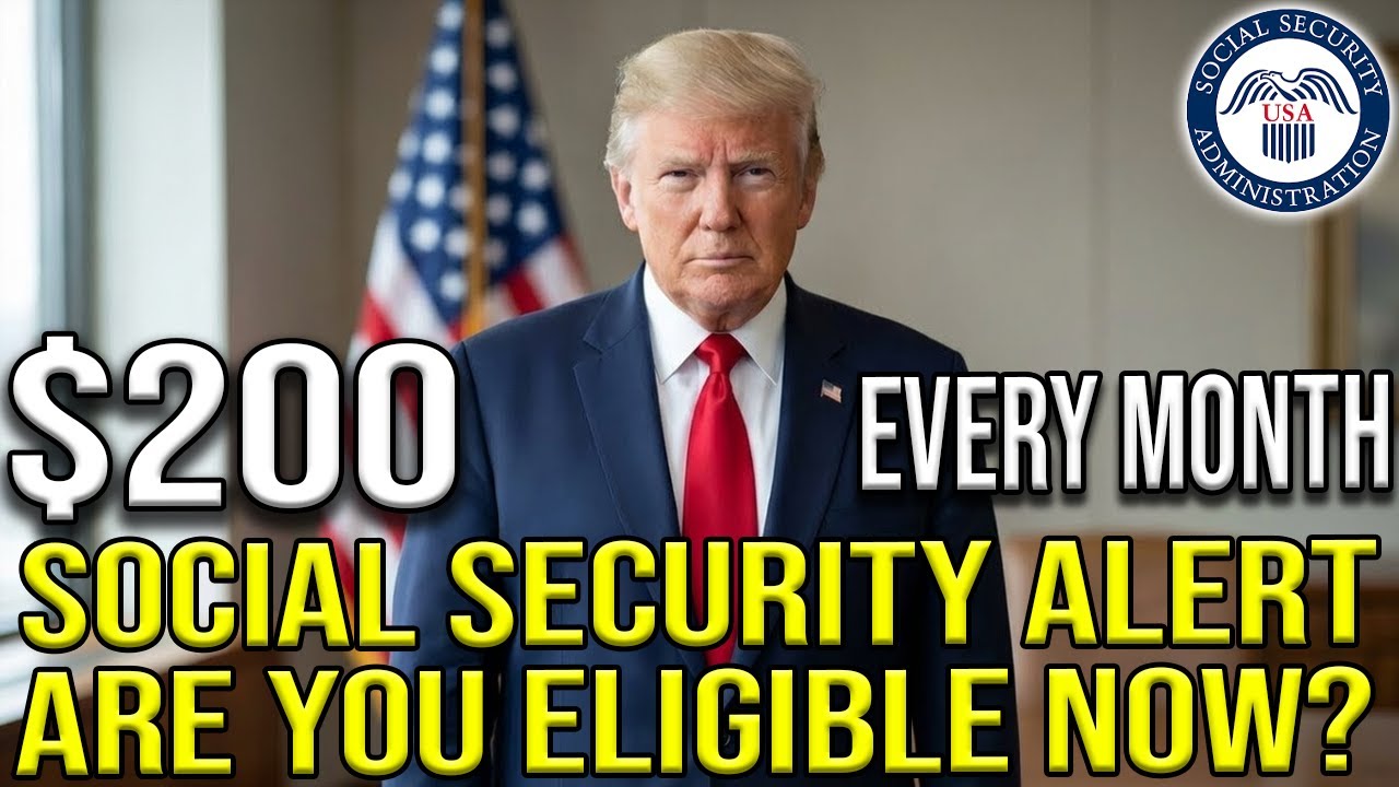 GOOD NEWS! $200 Monthly RIGHT NOW for Everyone on Social Security — Are You Eligible?