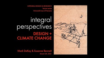 Lecture 3, INTEGRAL PERSPECTIVES: Climate Change + Design by Mark DeKay & Susanne Bennett