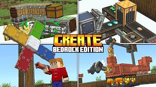 THE CREATE ADDON HAS UPDATED! Minecraft PE (Bedrock) Guide