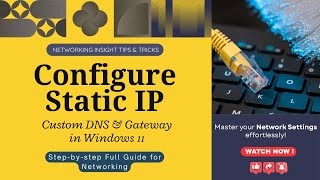 How to Configure Static IP Custom DNS & Gateway in Windows 11 – Full Guide! 🧠 💻 | Ethica screenshot 4