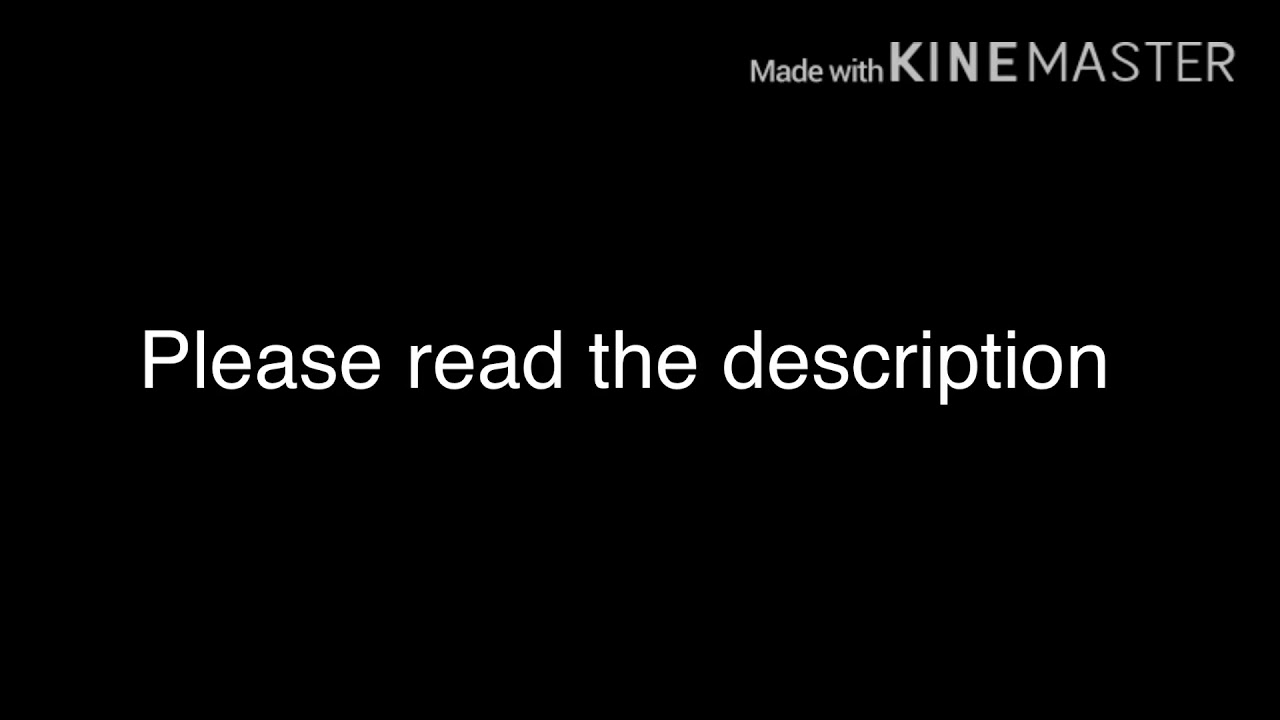 Please read the description - YouTube