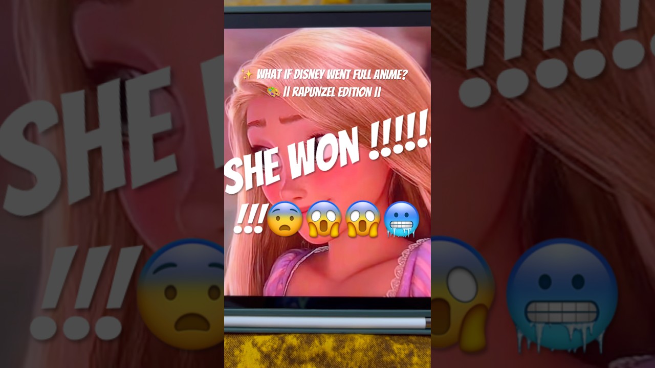 Rapunzel but Make It Anime 🌸 || Tangled Reimagined ||✨ 