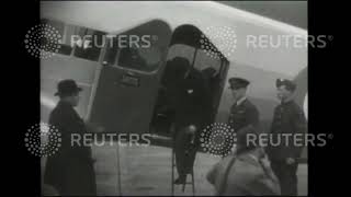 1937 Anthony Eden returns from Nine-Power Conference in Brussels