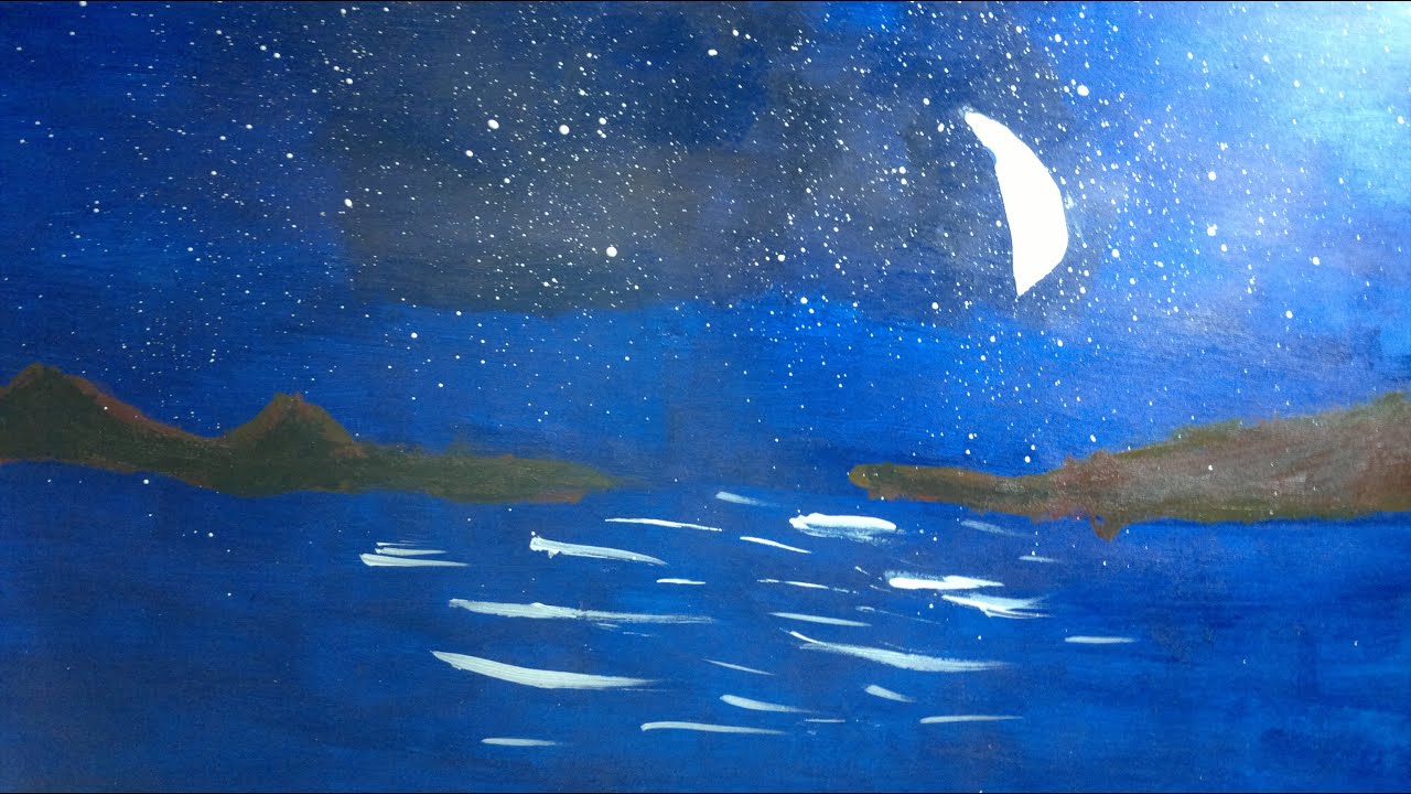 Painting time-lapse - Night sky | Duduzzz Hi-Tech Media