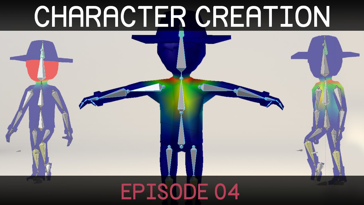 Blender Character Creation: Rigging 2/2 - YouTube