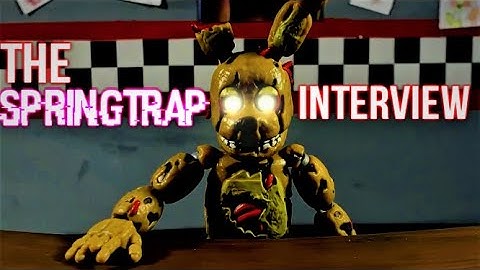 An interview with Springtrap  [SM | Stop Motion animation]