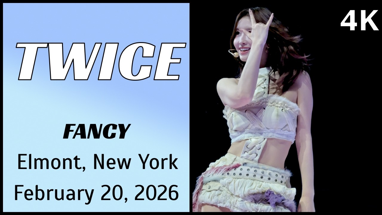 260220 트와이스 TWICE 나연 Momo Fancam - FANCY live e @ UBS Arena, Elmont, NY 4K Fancam