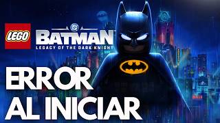 Lego Batman Legacy of the Dark Knight Startup Error, Black Screen, Won't Launch Steam PC FIX✅ screenshot 2