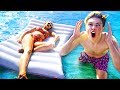 HOT GIRLFRIEND WAKES UP IN OCEAN!! **Prank**