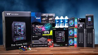 The FASTEST PC ever?! | Epic Sonic Gaming PC | Thermaltake Tower 500 | RTX 3080 & 12900k