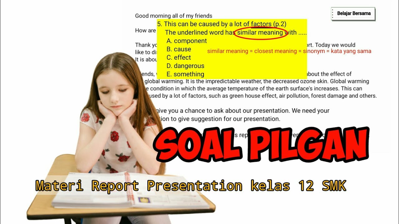 materi report presentation kelas 12 smk