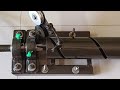 chain link diy machine 2.25 inch working and wire installation.