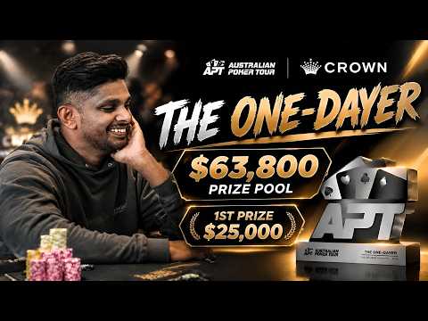 LIVE FROM CROWN METROPOL - AUSTRALIAN POKER TOUR - MELBOURNE CHAMPS II - THE ONE-DAYER - FINAL TABLE