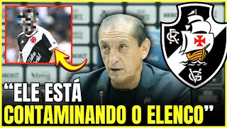 CLIMA PESADO NO VASCO! RAMÓN DIAS AFASTA JOGADOR DO ELENCO PRINCIPAL! NOTÍCIAS DO VASCO