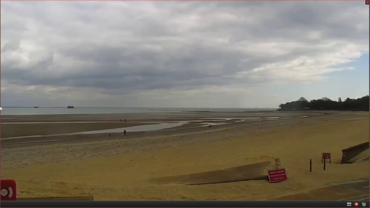 Appley Beach on the Isle of Wight. UK