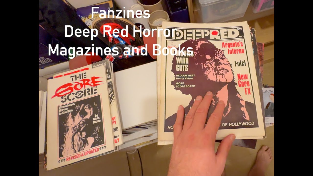 Fanzines-- Deep Red Horror Magazines/Books