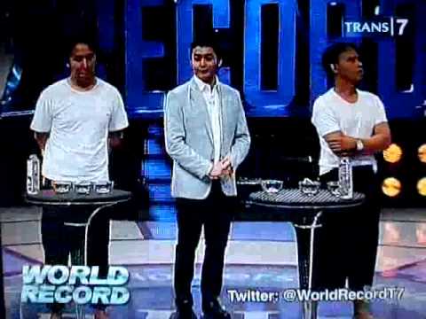 World Record Trans7, Rekor Dunia Makan Kacang Dengan Sumpit 1 menit 32 kacang