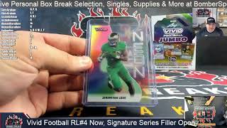 2025 Leaf Vivid Football Random Letter #4 1 Jumbo Box Break 5 28 26