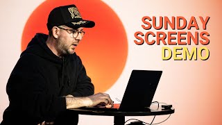 How Use Sunday Screens Content with a Church LED Wall