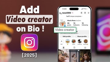 Set Video Creator on Instagram Profile! [How to Add]