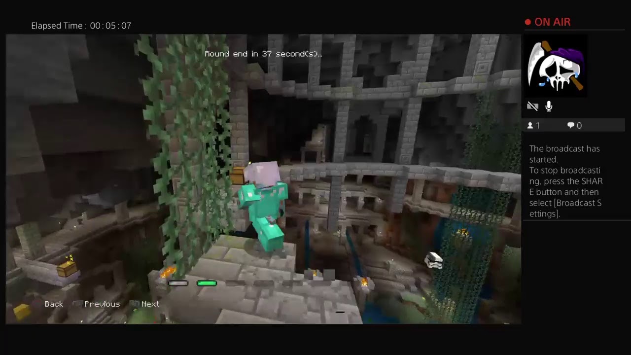 Ps4 minecraft with fans battle mode like the good old times no mic this streem