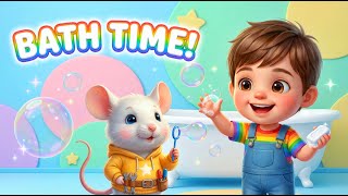 Bath Time Fun Leo & Snowy Bath Song Kids Bath Routine Toddler Learning