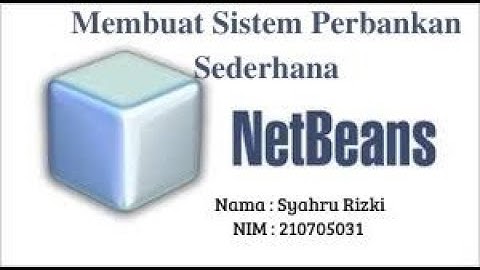 Membuat Sistem Perbankan Sederhana