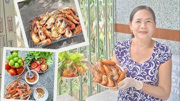 Tôm càng nướng muối ớt ngon tuyệt vời.