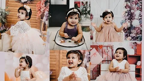 AmaZing Photoshoot || One year Old Baby Girl || Cake smash || Milk bath || Valentine’s day theme 💜