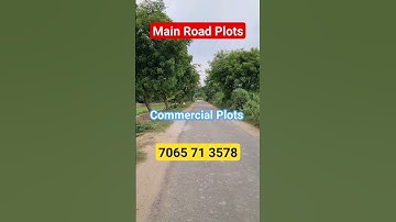 Main Road Plots #plots #shoorts  #viral #shooting #youtube #vrindavan #tranding  #sanjitsinghrajput
