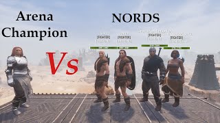 Arena Champion VS Lian, Janos, Cimmerian Berserker & Dalinsia Snowhunter | Conan Exiles Age of War